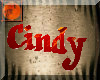 Cindy 3D sign