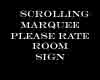 Scrolling Marque Rate Rm