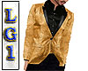 LG1 Blk & Gold Full Suit