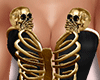 Skeleton Gold Dress