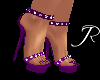 Purple & Diamond Heels