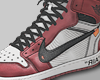 Shoe Jrd 1s x Off Red