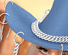 Blue Cowgirl Hat