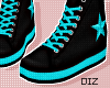 !!D Star Kicks Teal