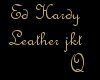 *Q* Ed Hardy leather jkt