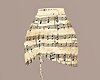 A | Music Notes Skirt