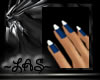 ~LAS~Classy Blue Nails