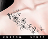 Floral Custom Tattoo