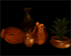 pottery with candle