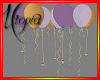 Balloons and roses