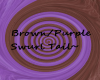 Purple/Brown Swurl Tail~