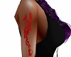 arm dragon tattoo red 3