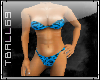 Leopard Blue Bikini