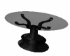 black round table