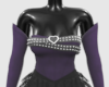 Midnight purple corset