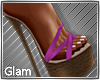 Purple Lilac Sandals