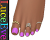 Lilac Nuria Feet