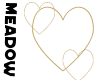 (M) Triple Gold Heart 1