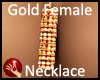 ![ww] Gold Necklace F
