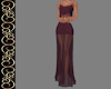 BURGANDY SKIRT W/TOP