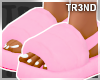 ᵀ Pink Plush Slides