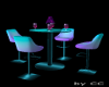 Neon Club Table & Chairs
