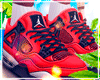 Sneaker Jordan 4 Red
