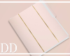Pink+Gold Stripe Folder