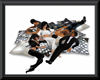Silver Floor Pillows