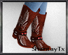 Red Leather Cowboy Boots
