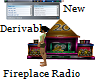 Derv Fireplace Radio