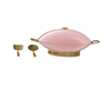Pink & gold wok