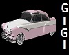 50's classic  car pink