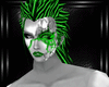 green cyborg skin M