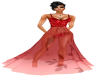 Exotic Red gown