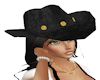 JMW~Black Cowboy Hat (F)