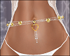 Gold Heart Belly Chain