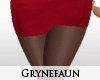 Red mini dress stockings