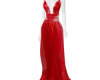 ~Chevron Dress Red