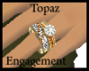 Topaz Engagement Ring