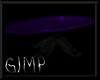 -X- Glass Table Purple