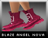 <B> Pink Emo boots