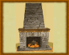 *MCA* Stone Fireplace