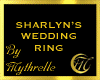SHARLYN'S WEDDING RING