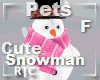 R|C Snowman Pets Pink F