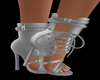 Silver Ankle Boots