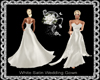 White Satin Wedding Gown