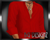 [BGD]Red Tucked Shirt-M