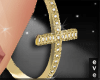 (E.)Gold/Diamond Cross 