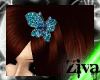 {Z} Blue Butterfly Pin
